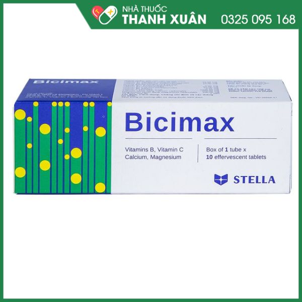 Bicimax bổ sung vitamin và khoáng chất